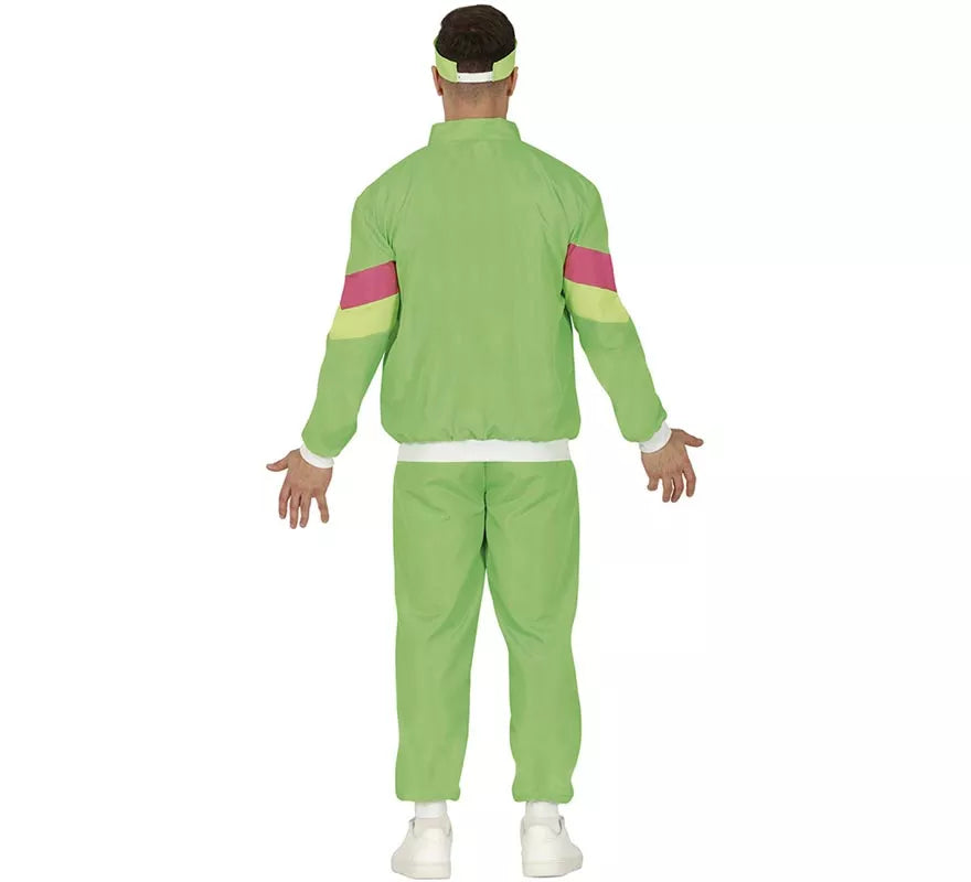 Translation missing: pt-PT.Disfraz de Chándal verde y fucsia neón para hombre