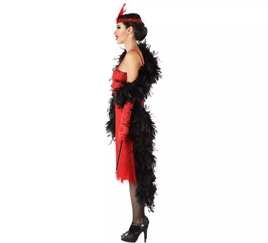 Translation missing: pt-PT.Disfraz de Charleston Rojo para mujer