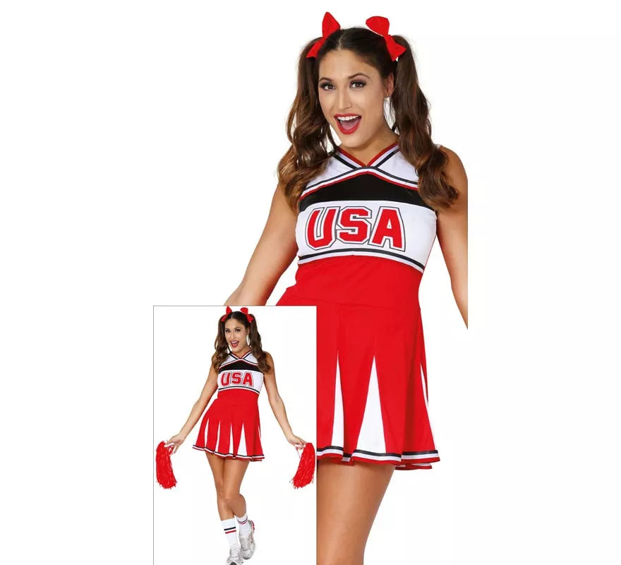 Translation missing: pt-PT.Disfraz de Cheerleader o animadora para mujer