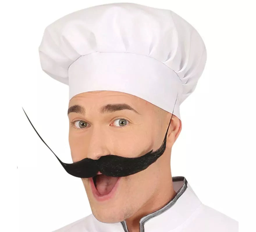 Translation missing: pt-PT.Disfraz de Chef blanco clásico para hombre