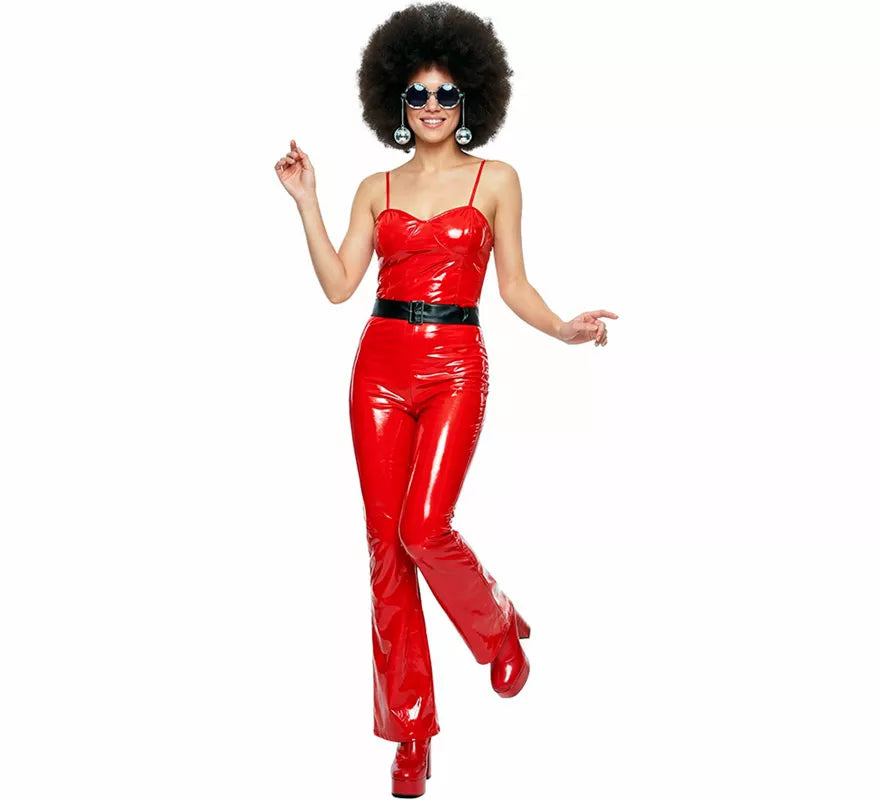 Translation missing: pt-PT.Disfraz de Chica Disco rojo para mujer