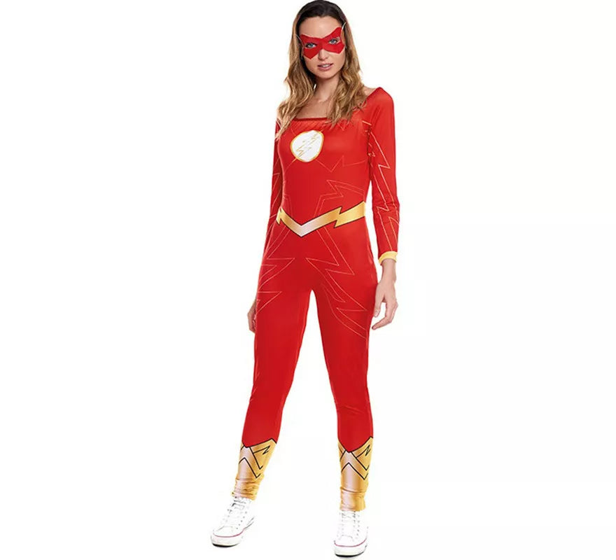 Translation missing: pt-PT.Disfraz de Chica Rápida Rojo para mujer