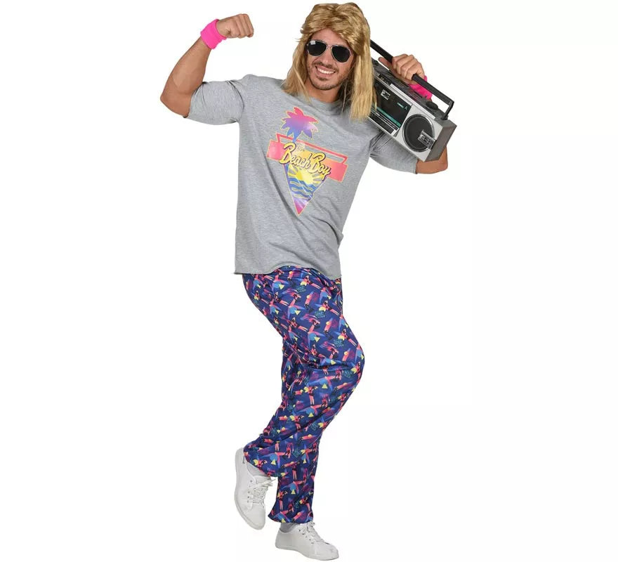 Translation missing: pt-PT.Disfraz de Chico Playera Años 80 para hombre