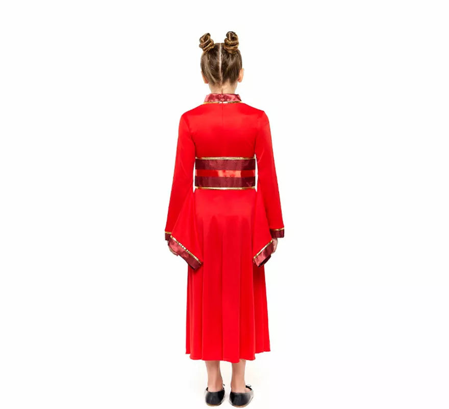 Translation missing: pt-PT.Disfraz de China Hanfu rojo para niña