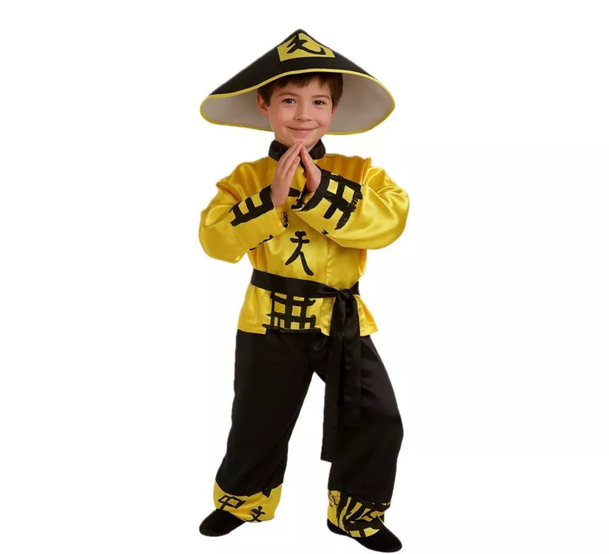 Translation missing: pt-PT.Disfraz de Chino Amarillo para niño