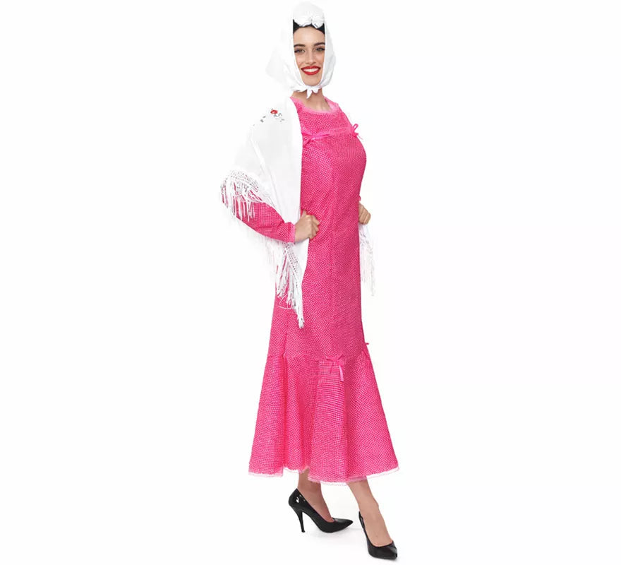 Translation missing: pt-PT.Disfraz de Chulapa rosa para mujer
