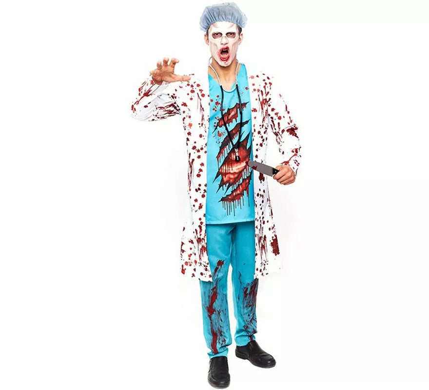 Disfraz de Cirujano Zombie para adultos