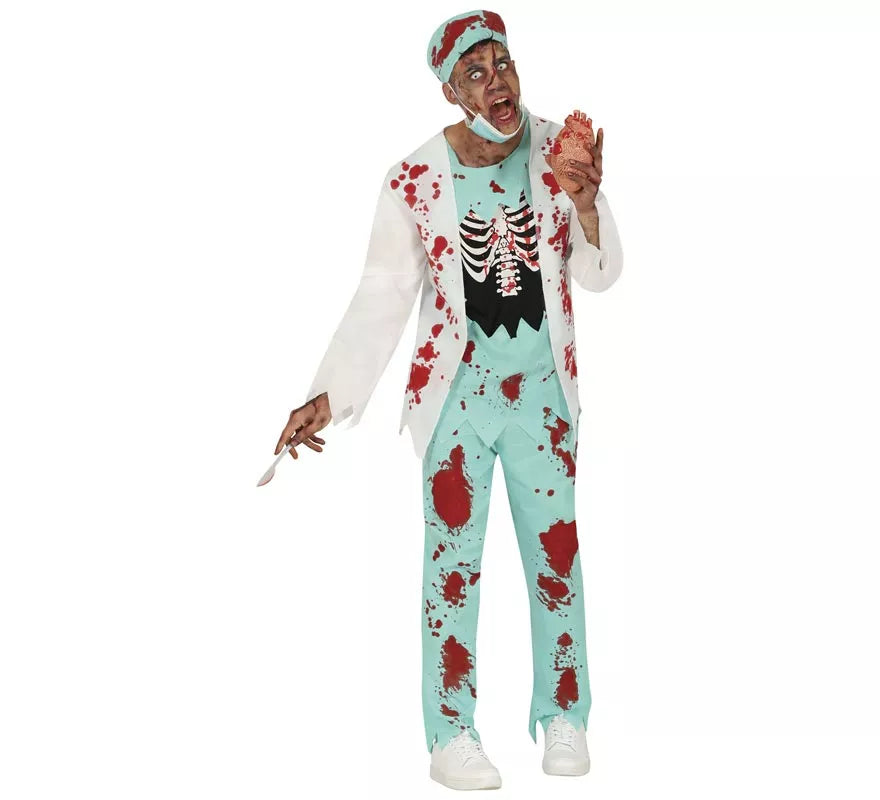 Translation missing: pt-PT.Disfraz de Cirujano Zombie para hombre