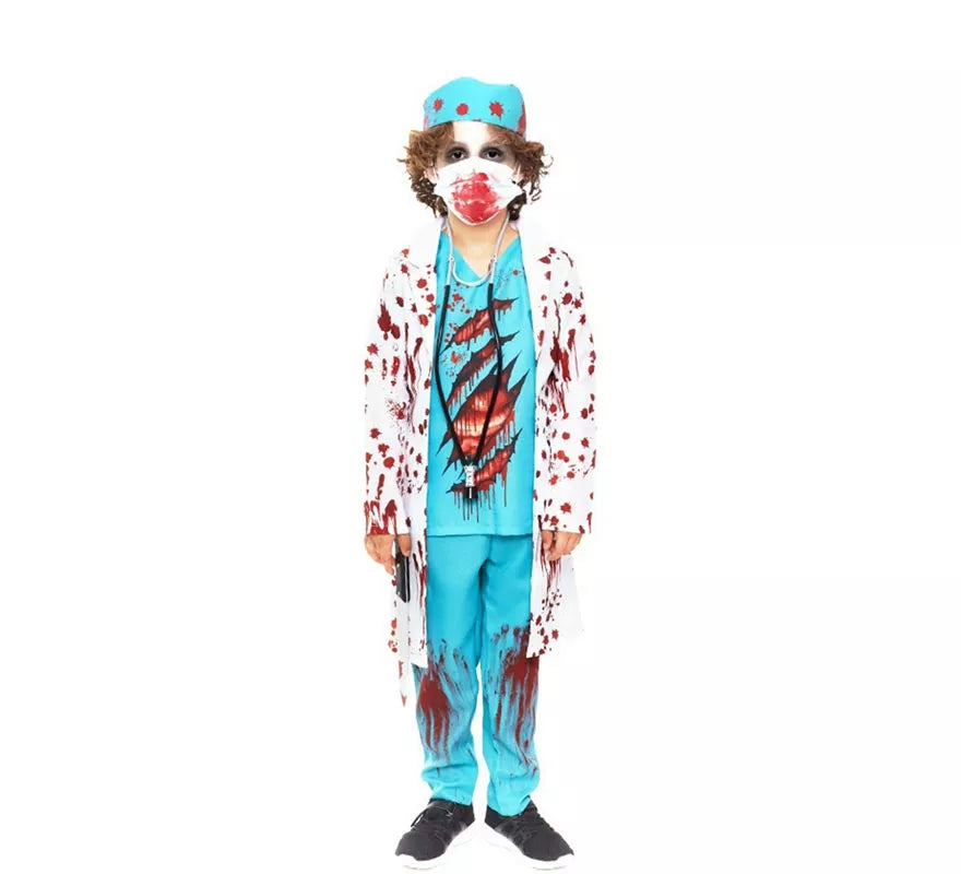 Translation missing: pt-PT.Disfraz de Cirujano Zombie para niños