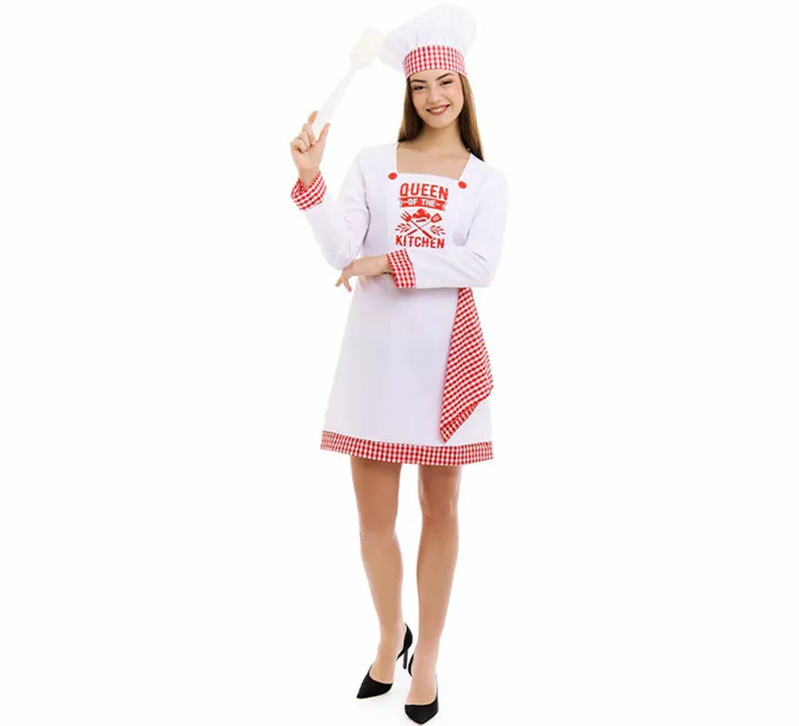 Translation missing: pt-PT.Disfraz de Cocinera Chef para mujer