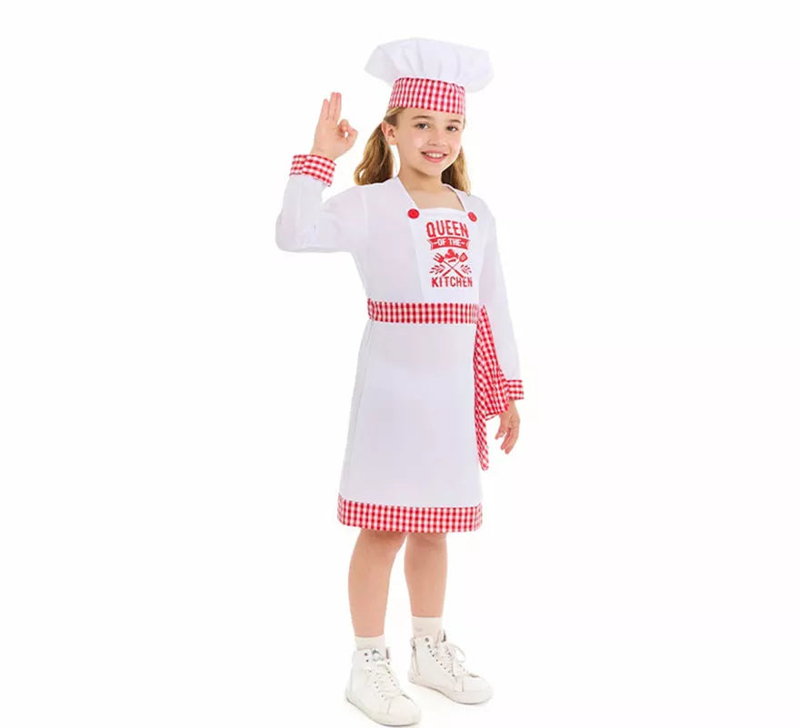 Disfraz de Cocinera Chef para niña
