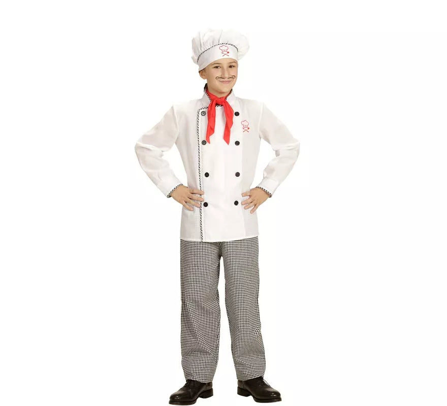 Translation missing: pt-PT.Disfraz de Chef Cocinero blanco para niños