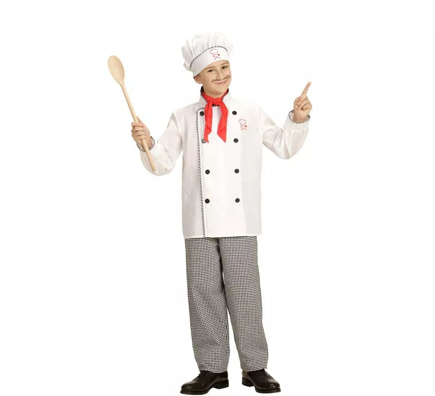 Translation missing: pt-PT.Disfraz de Chef Cocinero blanco para niños