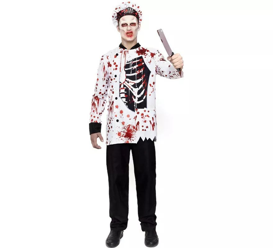 Translation missing: pt-PT.Disfraz de Cocinero Zombie para hombre