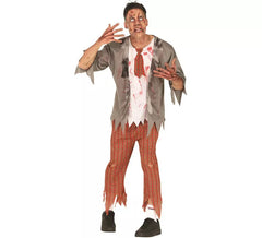 Fato de estudante zumbi para homem
