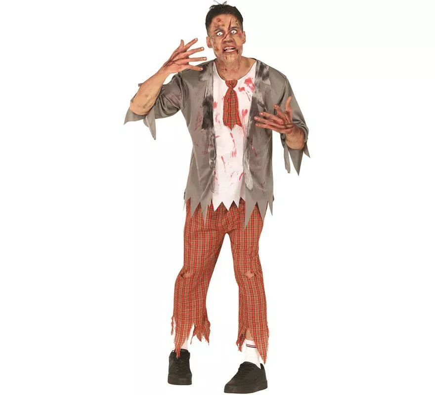 Translation missing: pt-PT.Disfraz de Colegial Zombie para hombre