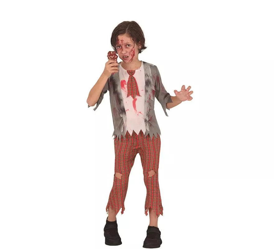 Translation missing: pt-PT.Disfraz de Colegial Zombie para niño