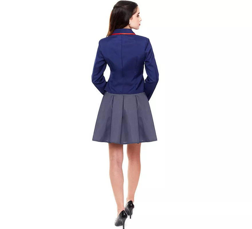 Translation missing: pt-PT.Disfraz de Colegiala Moderno Azul para mujer