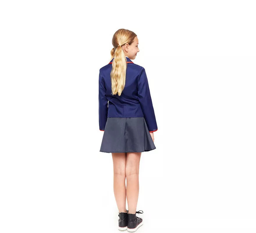 Translation missing: pt-PT.Disfraz de Colegiala Moderno Azul para niña
