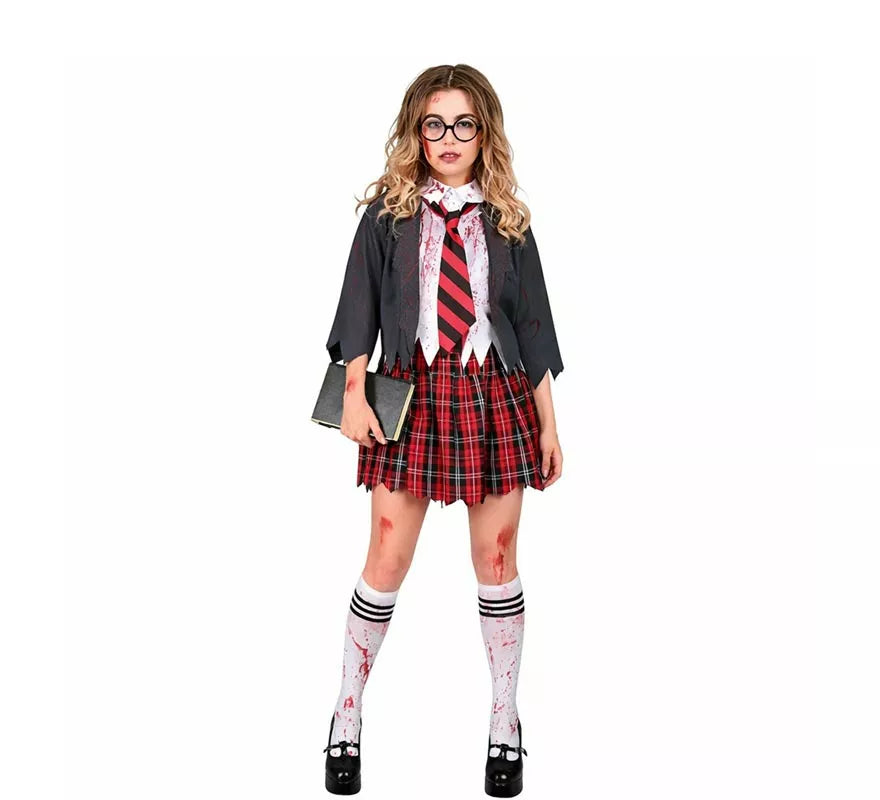 Translation missing: pt-PT.Disfraz de Colegiala Zombie para mujer
