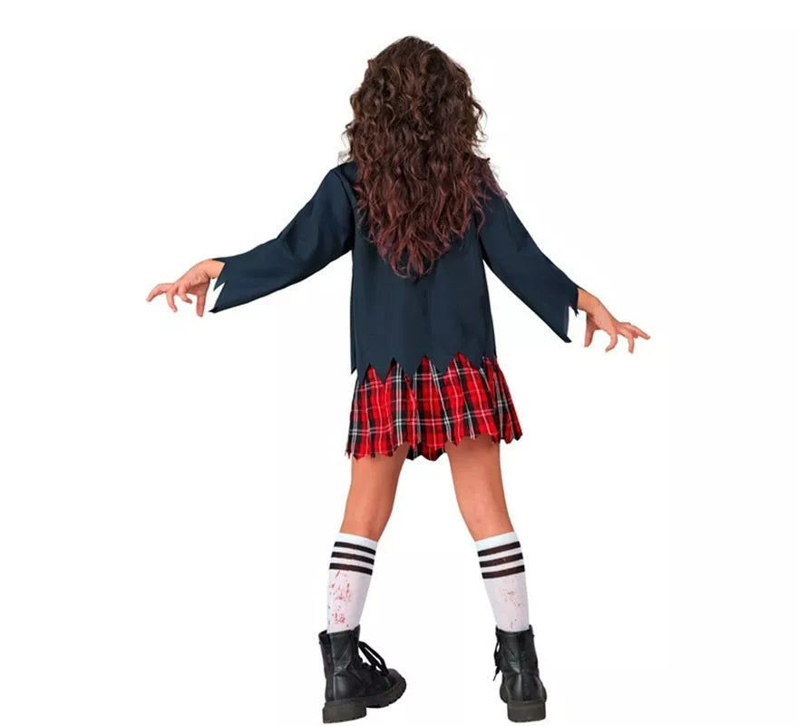 Translation missing: pt-PT.Disfraz de Colegiala Zombie para niña