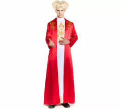 Fato elegante de conde vampiro para homens