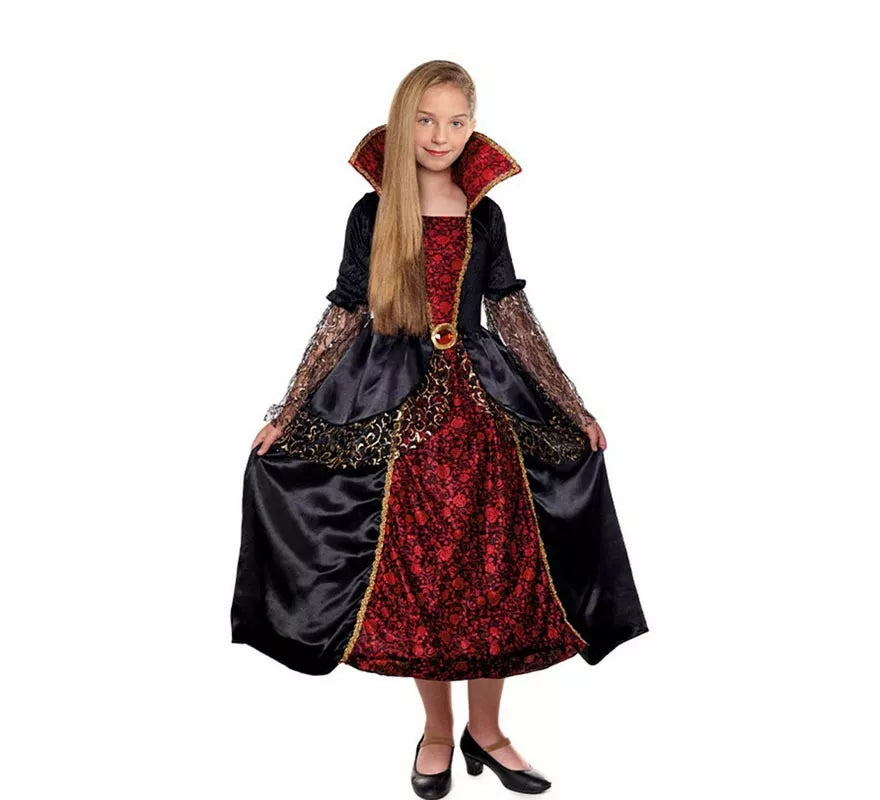 Disfraz de Condesa Vampira Gótica para niña