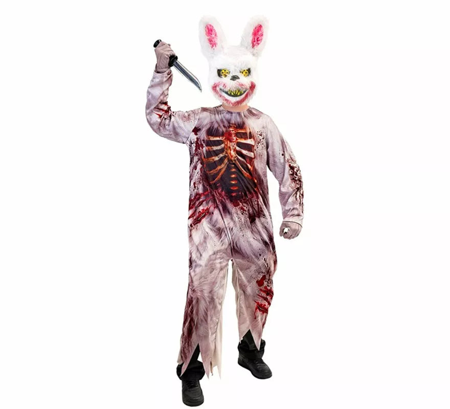 Translation missing: pt-PT.Disfraz de Conejo Zombie para niños