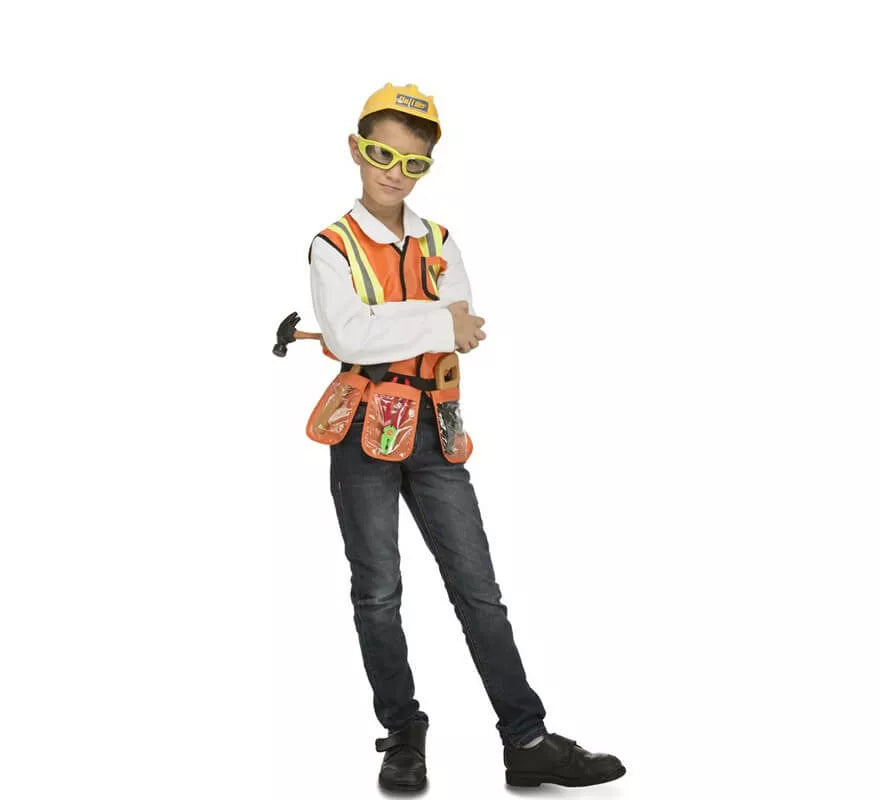 Translation missing: pt-PT.Disfraz de Constructor con Accesorios para niños