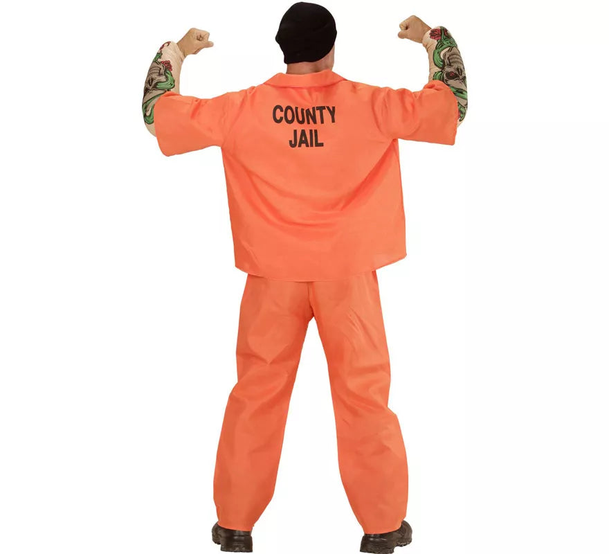 Translation missing: pt-PT.Disfraz de Convicto Tatuado para hombre
