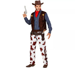 Fato clássica de cowboy para homem