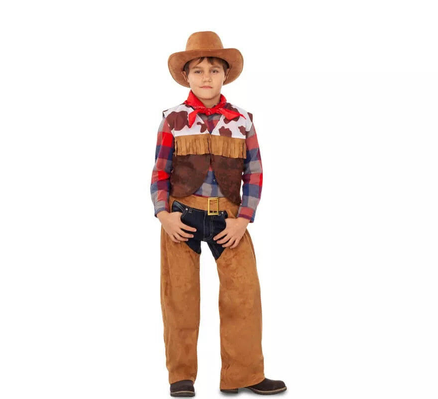 Translation missing: pt-PT.Disfraz de Cowboy con Flecos para niño