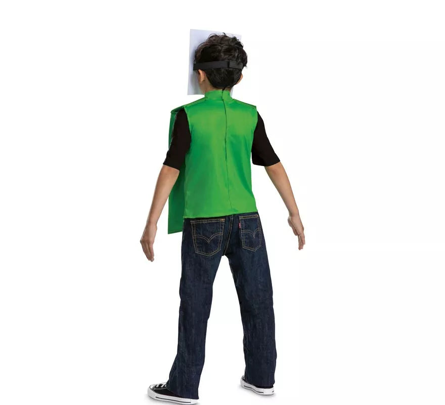 Translation missing: pt-PT.Disfraz de Creeper Minecraft con máscara para niño