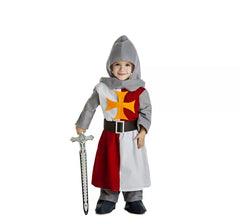 Fato de cruzado medieval para bebê e criança