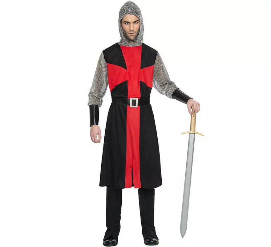 Translation missing: pt-PT.Disfraz de Cruzado Medieval para hombre