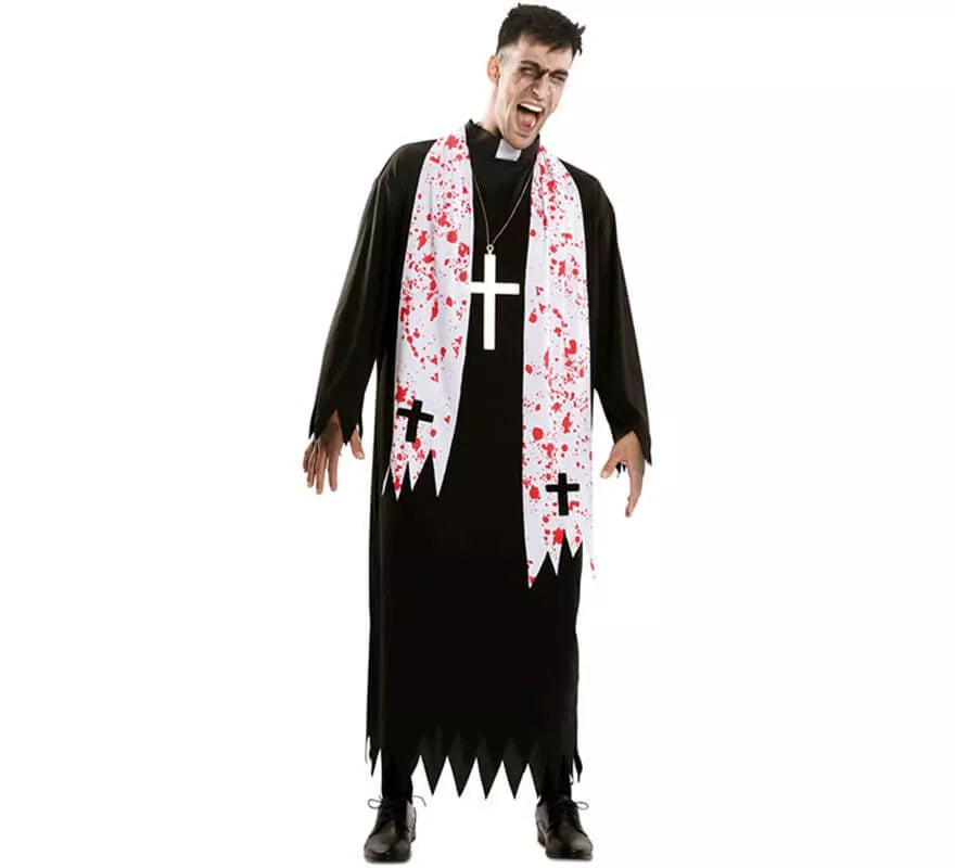 Translation missing: pt-PT.Disfraz de Cura del Exorcista para hombre