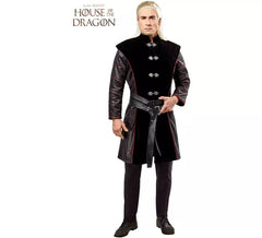 Fato de Game of Thrones de Daemon Targaryen Deluxe para homem