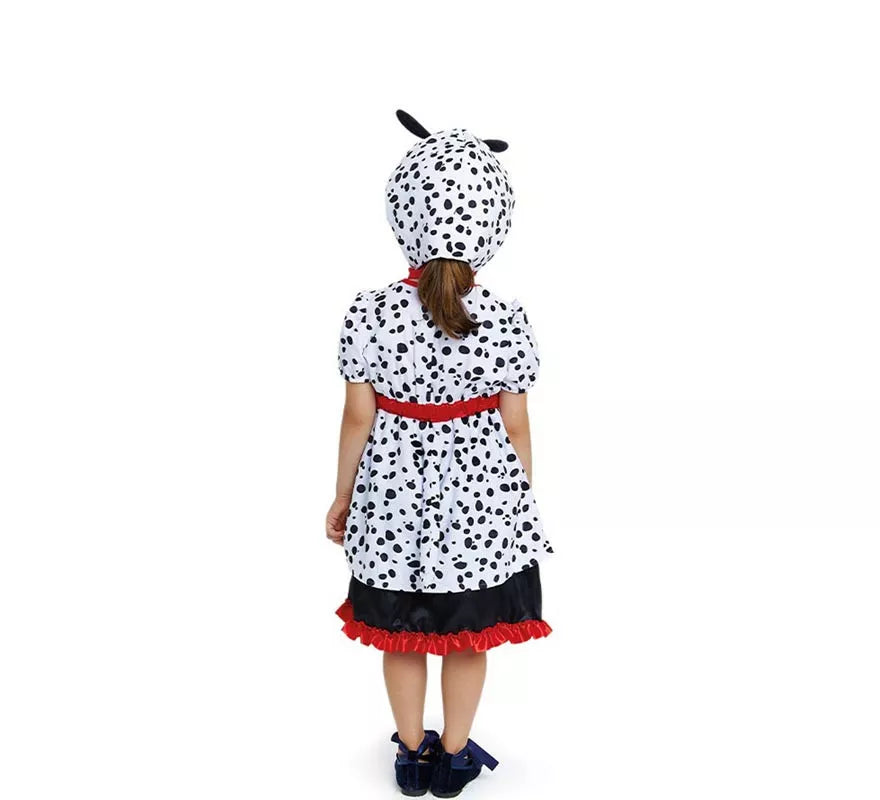 Translation missing: pt-PT.Disfraz de Dálmata en vestido con capucha para bebé y niña