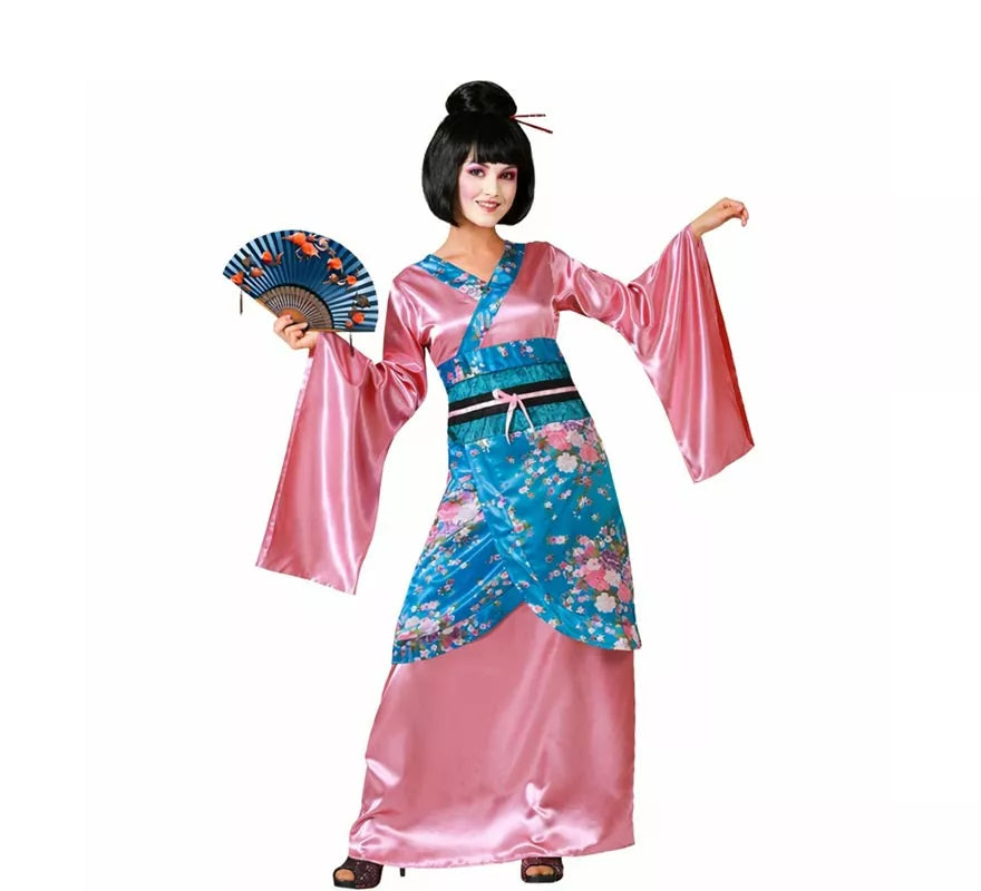 Translation missing: pt-PT.Disfraz de Dama China Kimono Rosa para mujer