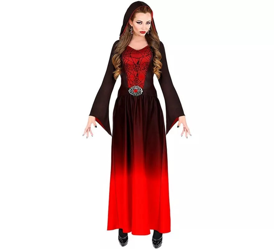 Translation missing: pt-PT.Disfraz de Dama Gótica rojo para mujer