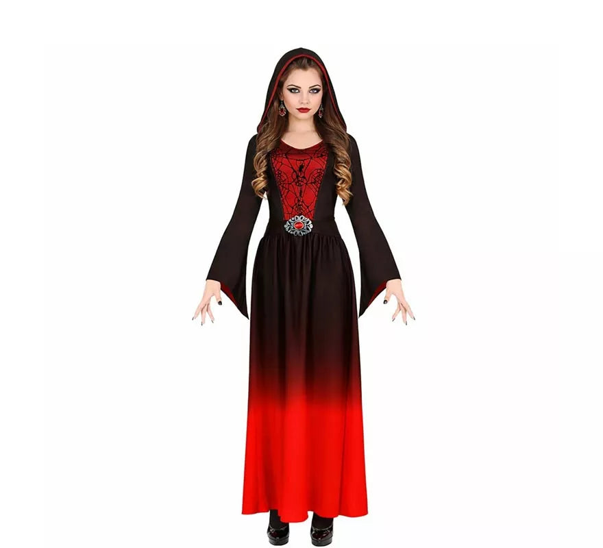 Translation missing: pt-PT.Disfraz de Dama Gótica rojo para mujer