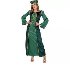 Fato de Lady Eleonora medieval para mulher