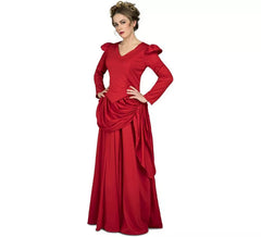 Fato de West Red Lady para mulher