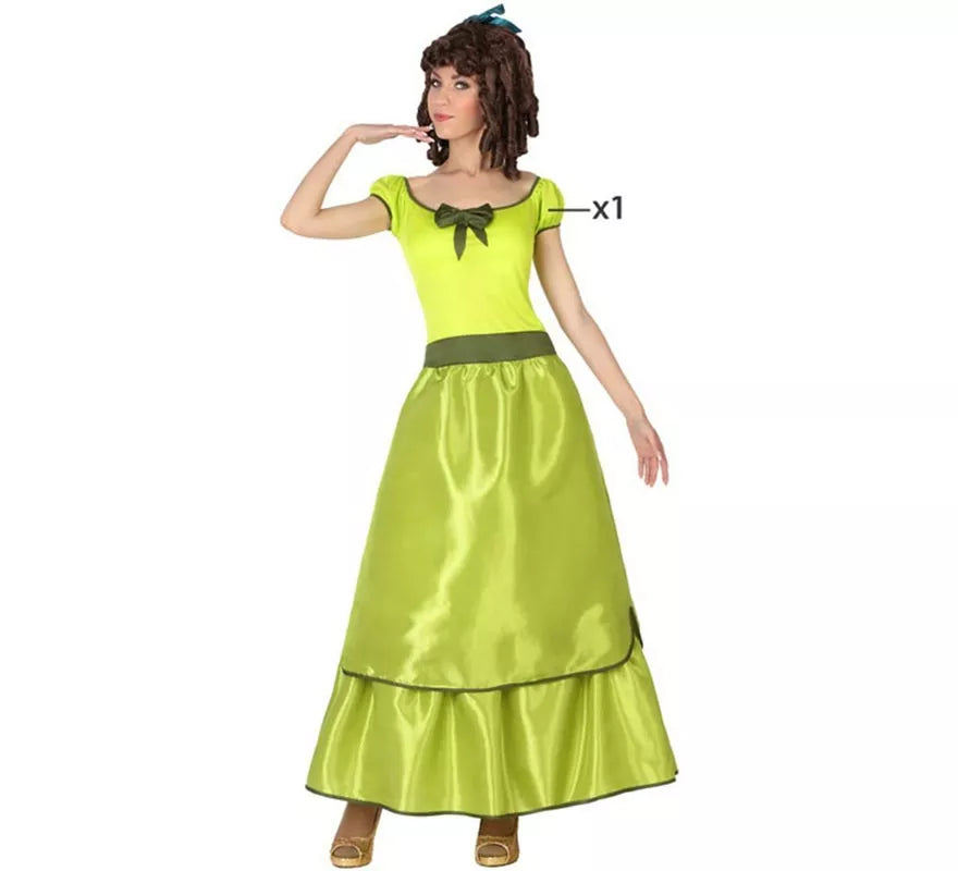 Translation missing: pt-PT.Disfraz de Dama Sureña amarillo para mujer