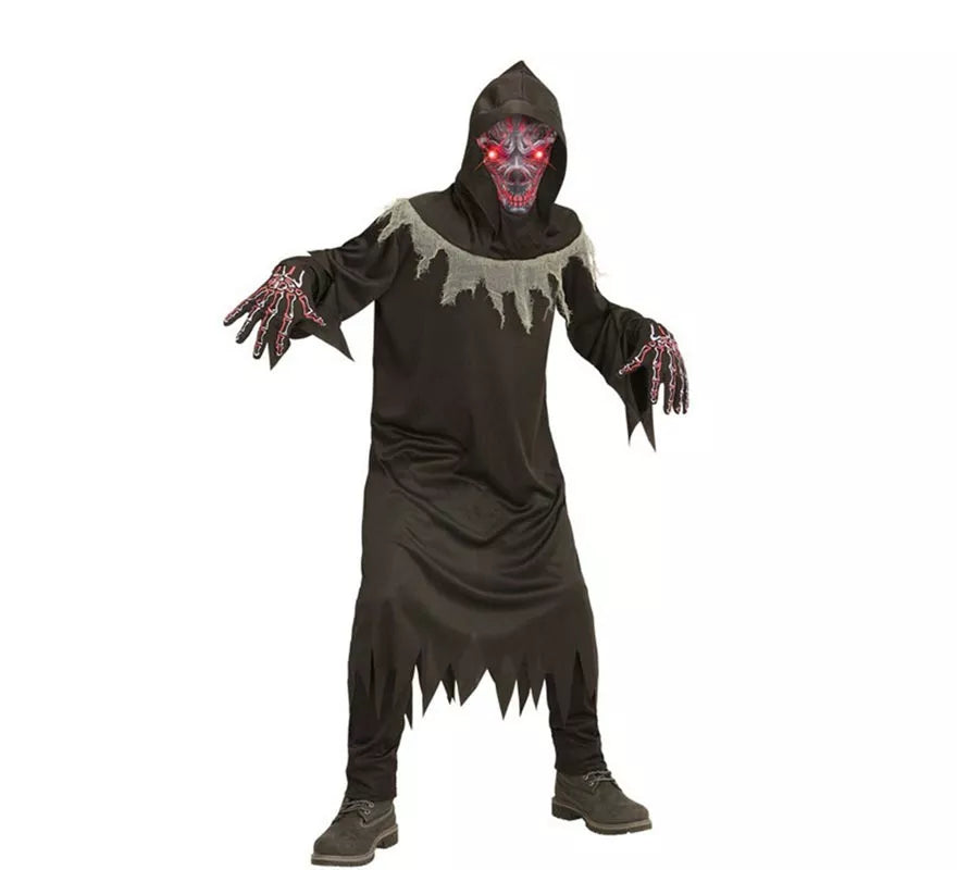 Translation missing: pt-PT.Disfraz de Demonio de la Muerte con Máscara para niño
