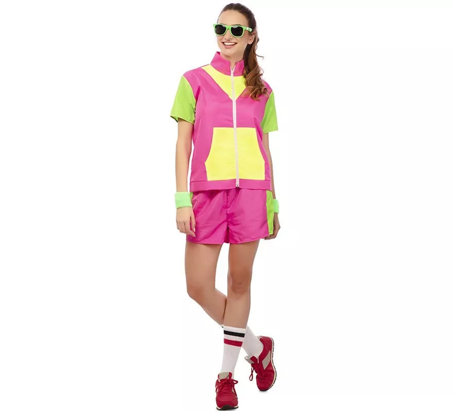 Translation missing: pt-PT.Disfraz de Deportista años 80 con chaqueta para mujer