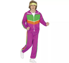 Fato masculino de esportista dos anos 80