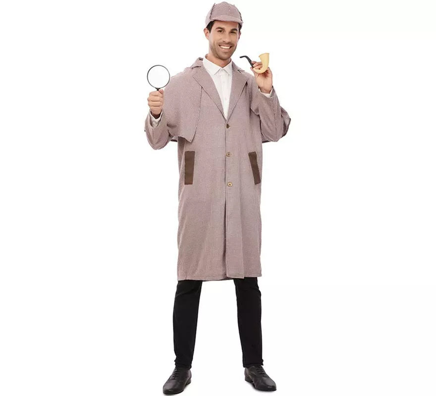 Translation missing: pt-PT.Disfraz de Detective de los años 30 con gorro para hombre