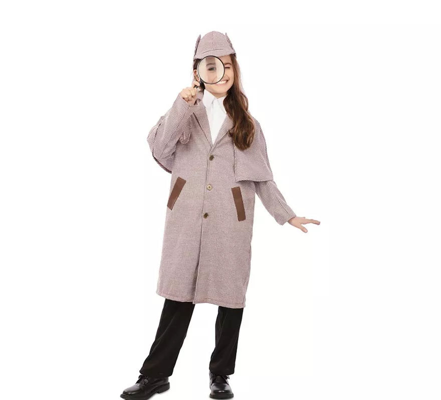 Translation missing: pt-PT.Disfraz de Detective de los años 30 con gorro para niño