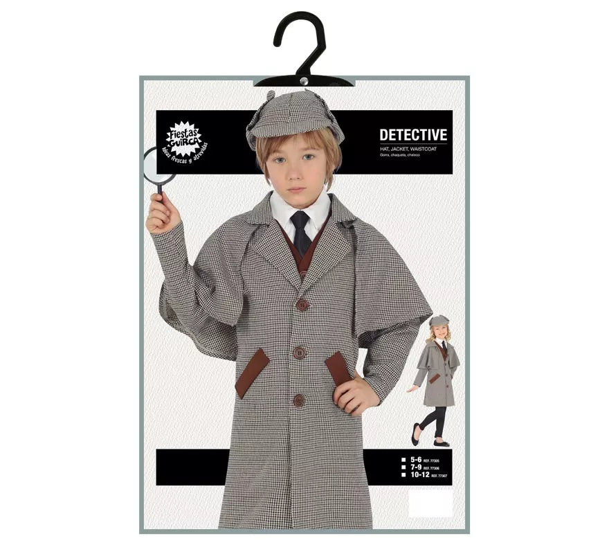 Translation missing: pt-PT.Disfraz de Detective Inglés para niños